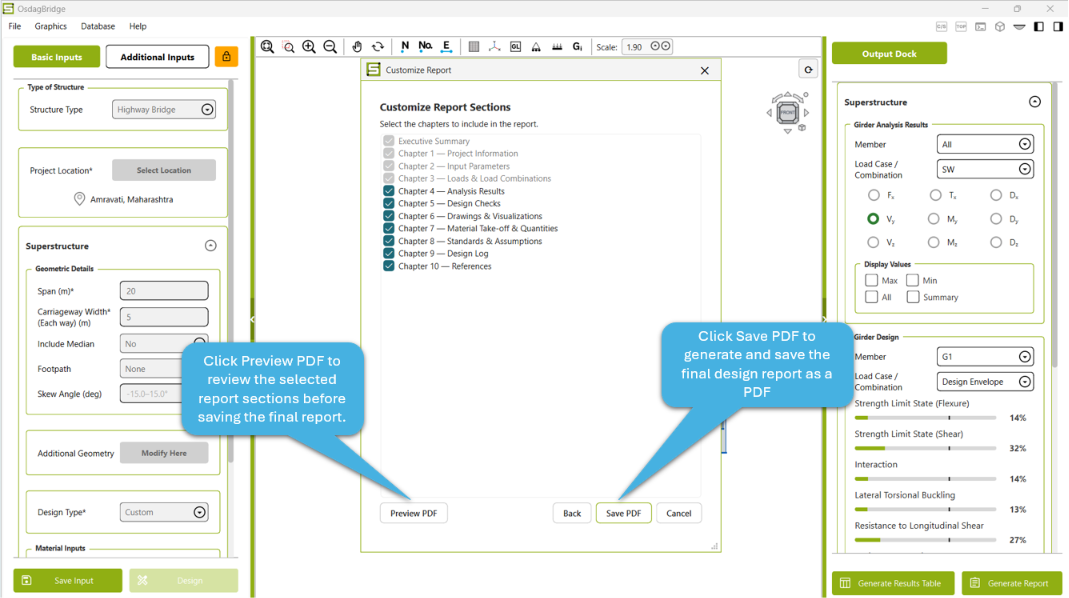 customized report